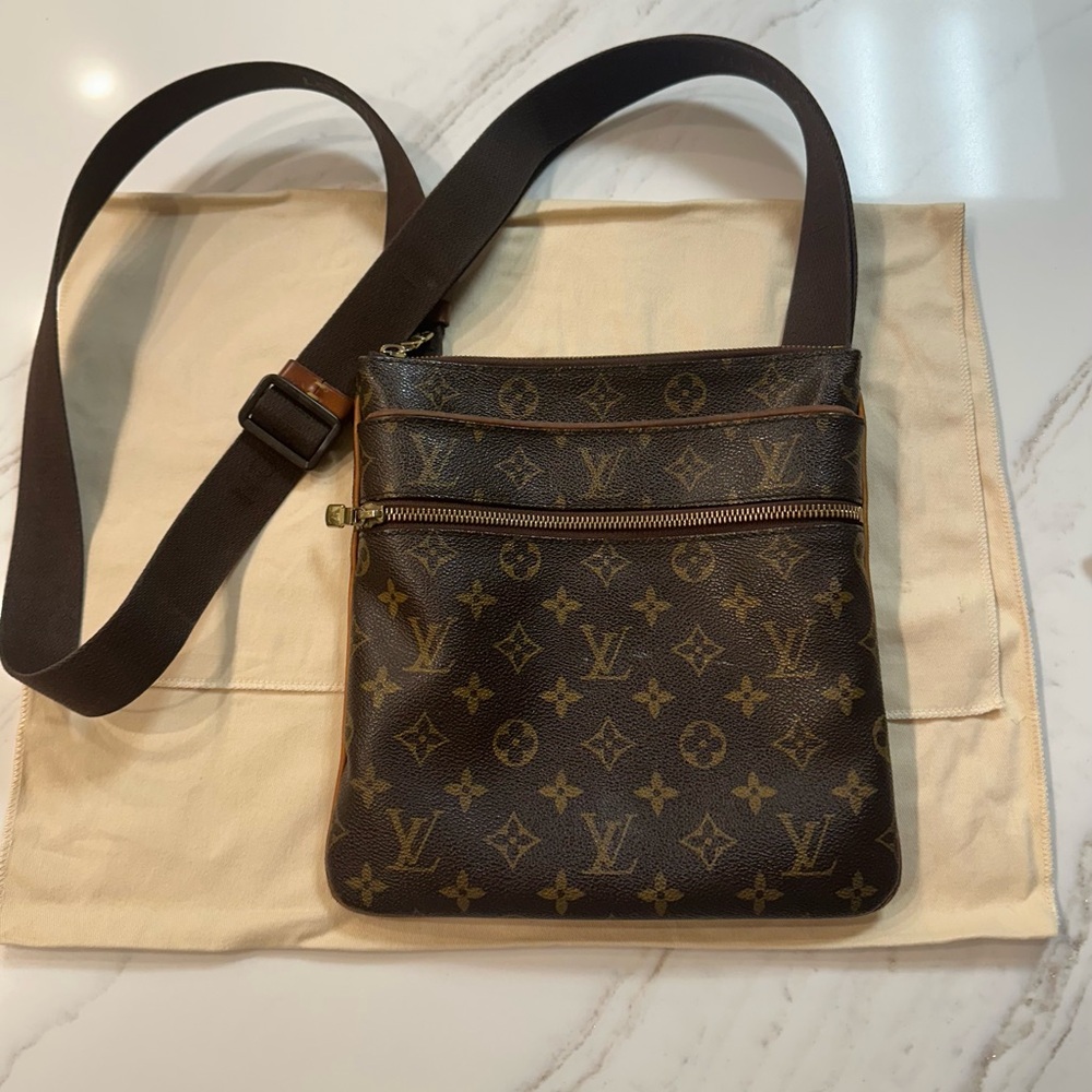 Louis Vuitton Valmy Pochette Monogram Canvas Bag